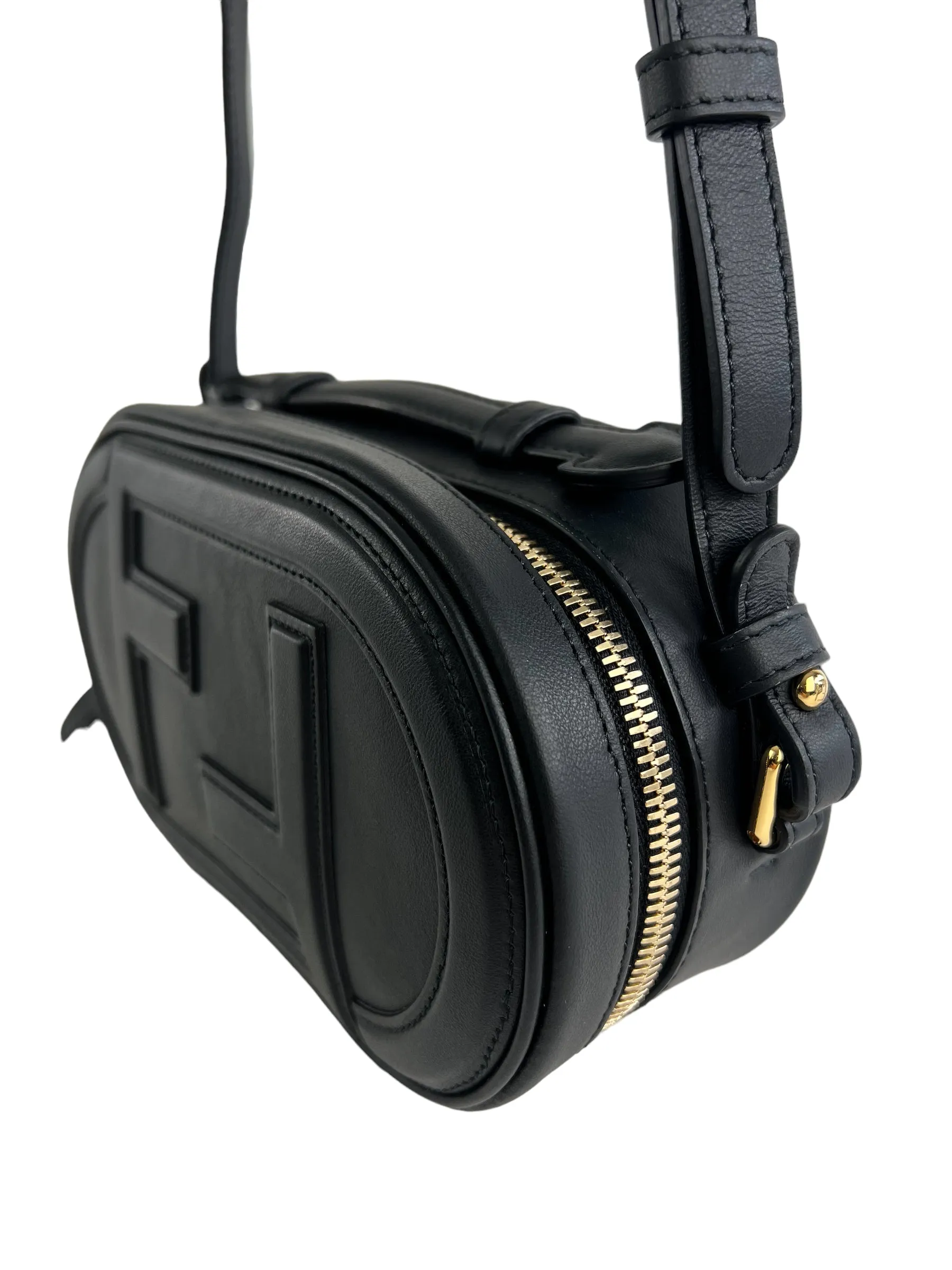 Fendi Black O’Lock Mini Camera Case Crossbody