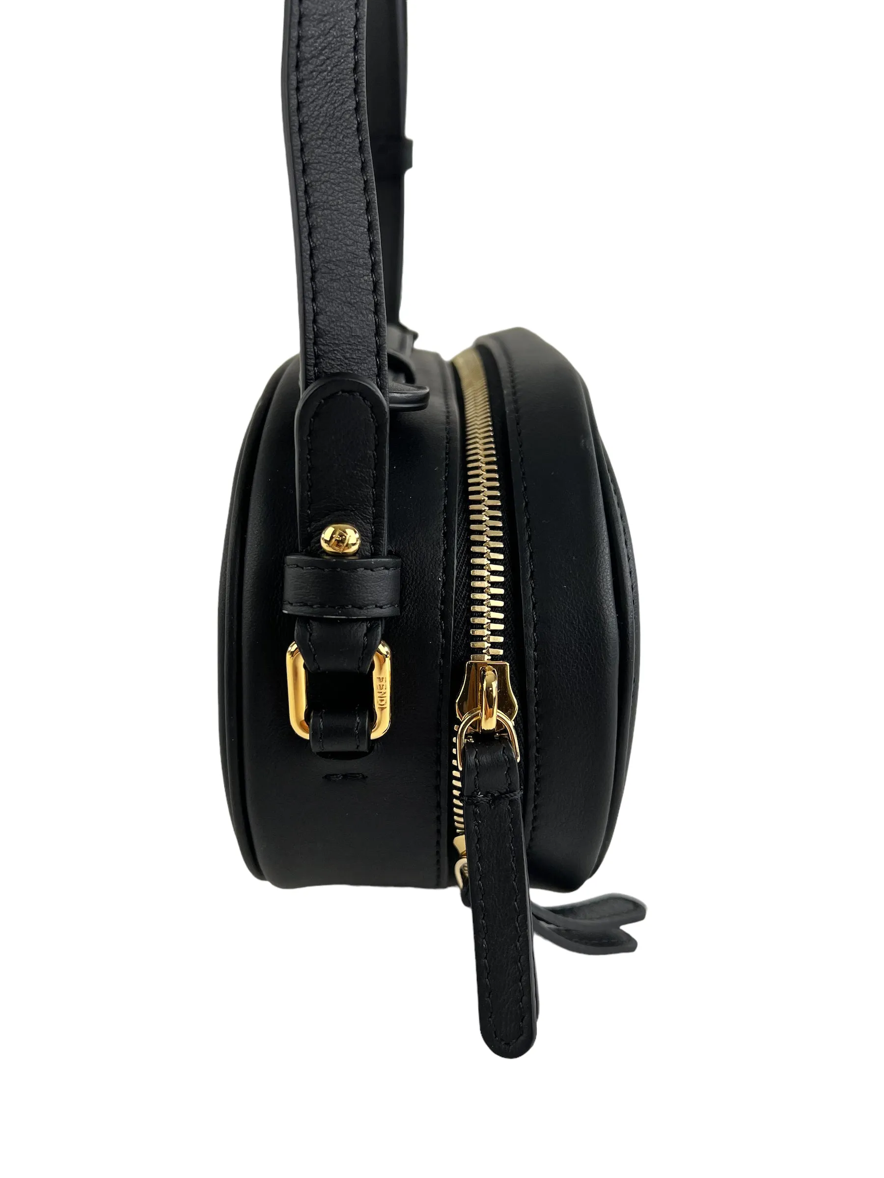 Fendi Black O’Lock Mini Camera Case Crossbody