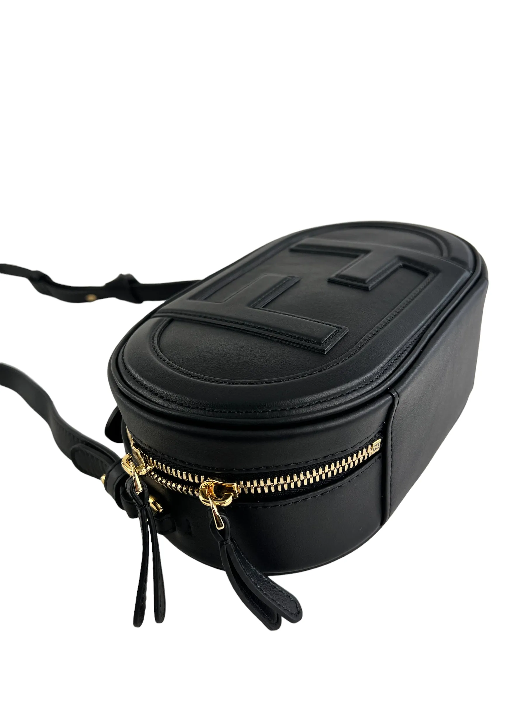 Fendi Black O’Lock Mini Camera Case Crossbody