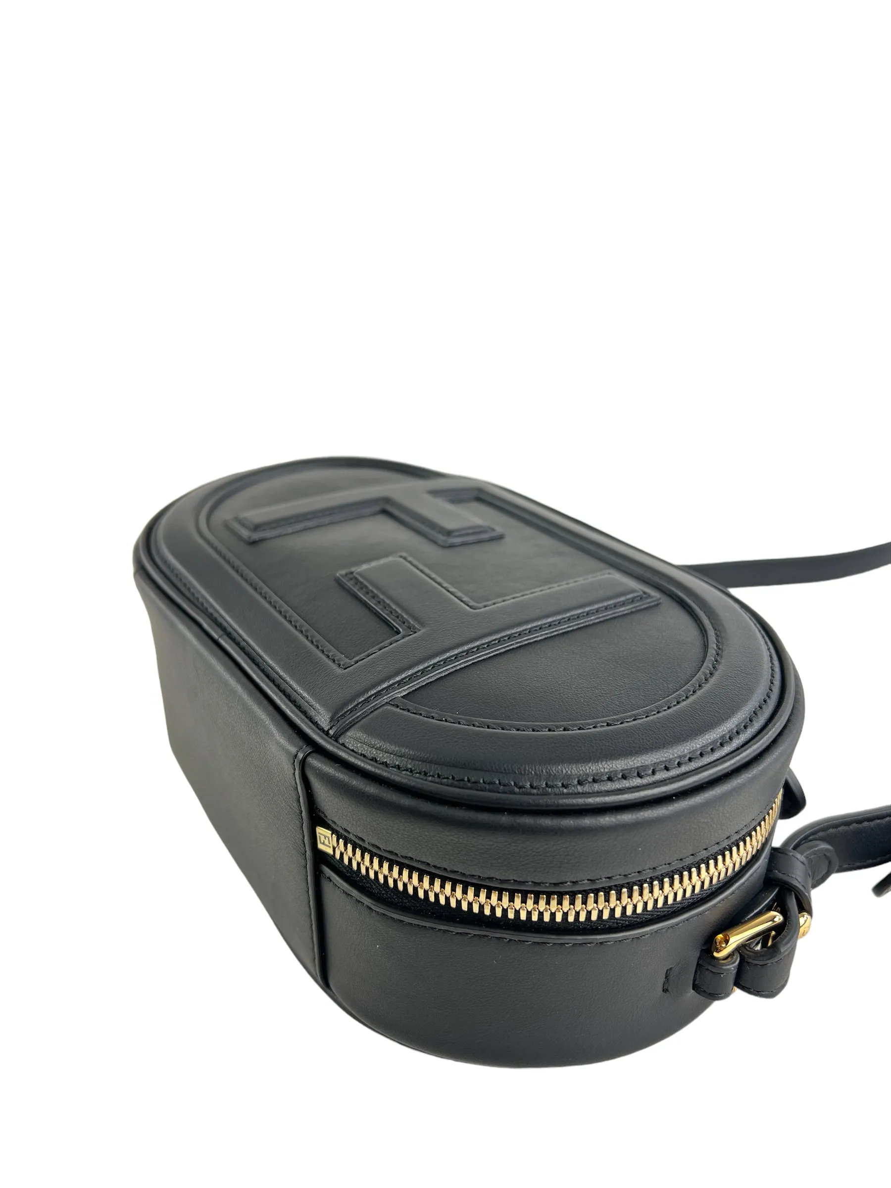 Fendi Black O’Lock Mini Camera Case Crossbody