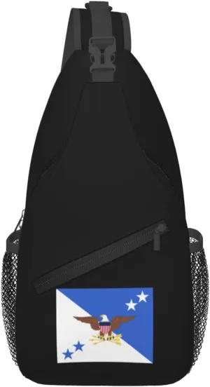 Flag of the Chairman of the U.S. Joint Chiefs of Staff Crossbody Bags For Women Men Chest Backpack Gym Shoulder Bag Travel Outdoor Sports Casual Crossbody Bags