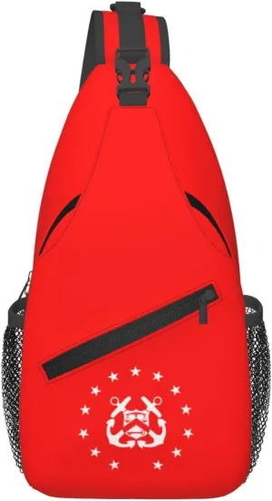 Flag of the United States Under Secretary of the Treasury Crossbody Bags For Women Men Chest Backpack Gym Shoulder Bag Travel Outdoor Sports Casual Crossbody Bags