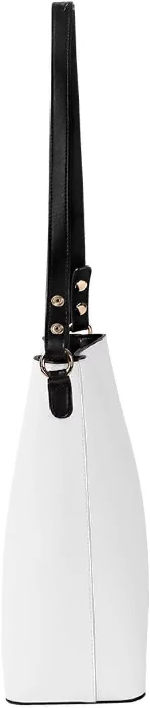 FOR U DESIGNS Bucket Bags for Women PU Leather Christmas Crossbody Bag with Adjustable Strap Cute Shoulder Bag