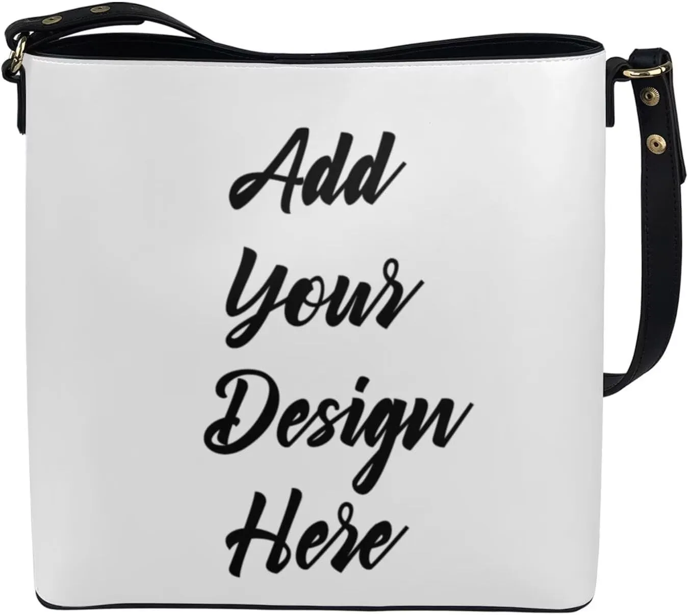 FOR U DESIGNS Bucket Bags for Women PU Leather Christmas Crossbody Bag with Adjustable Strap Cute Shoulder Bag