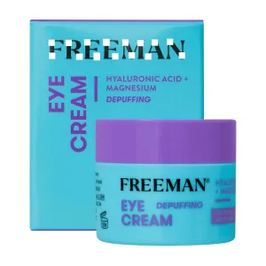 Free.man Eye Cream, Moisturizing Under Eye Cream For Dull & Tired Eyes, Brightens & Depuffs Undereye Skin, Helps Dark Circles, Infused With Magnesium & Hyaluronic Acid, 0.5 fl.oz./ 15 mL Jar