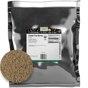Frontier Bulk Chaste Tree Berries Powder, Organic, 16 Ounce