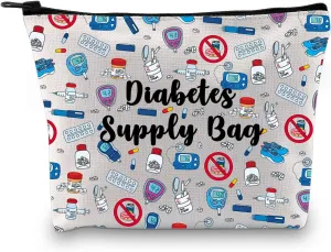 G2TUP Diabetes Survival Kit - Warrior Cosmetic Bag for Chronic Illness Gift (Supply MB)