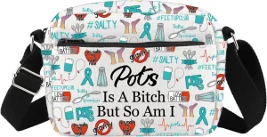 G2TUP Funny Polish Lover Gift Polish G-irl Makeup Bag Polish Landmarks Cosmetic Bag Polish Vacation Gift Polish Souvenir Gift (Polish G-irl HS)