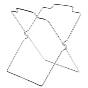 Garbage Bag Stand, Stainless Steel Large Opening Trash Bag Shelf, Wear-resistant Foldable for Kitchen Living
