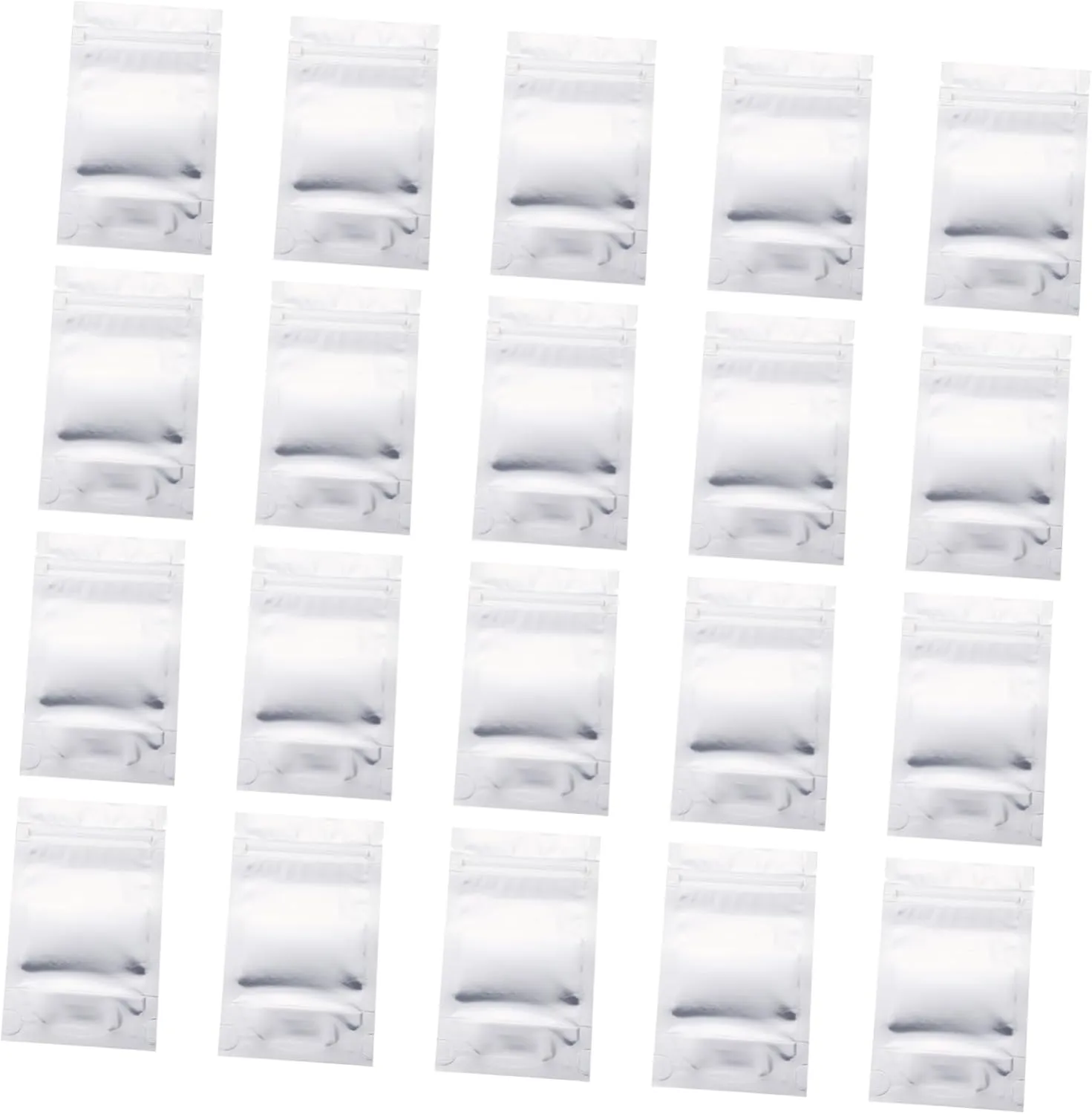 Gatuida 50Pcs Self Sealing Dried Food Bags Transparent Food Packaging Oil Snack Storage for Kitchen Refrigerator Food Preservation