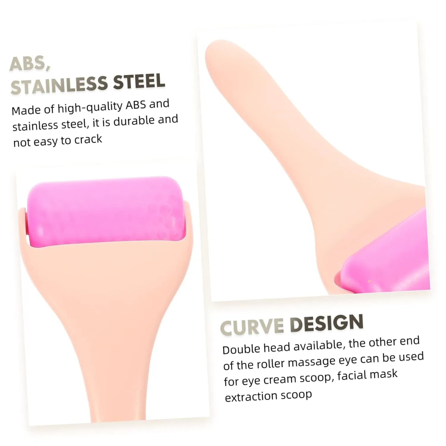 Gatuida Massage Roller Portable Lift Face Roller Ice Deep Sculpting Firming Beauty Cooling Wrinkles Face Massager Tool Ice Face Roller Eye Cream Roller Ice Roller Skin Care Tool Purple Abs