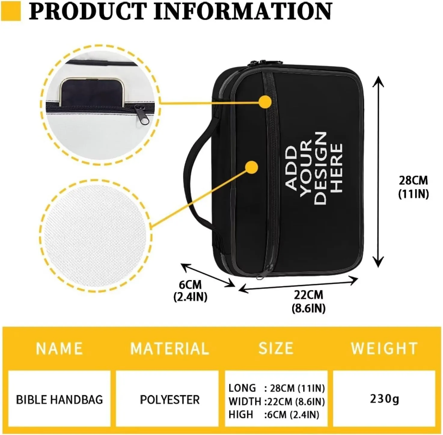 Generic Floral Bible Cover for Women Girl Custom Personalized Pattern Bible Case Bible Protector Large Bible Carrying Case Bible Tote Bag Custom Bible Cover Case Bible Crossbody Bag Shoulder Bag