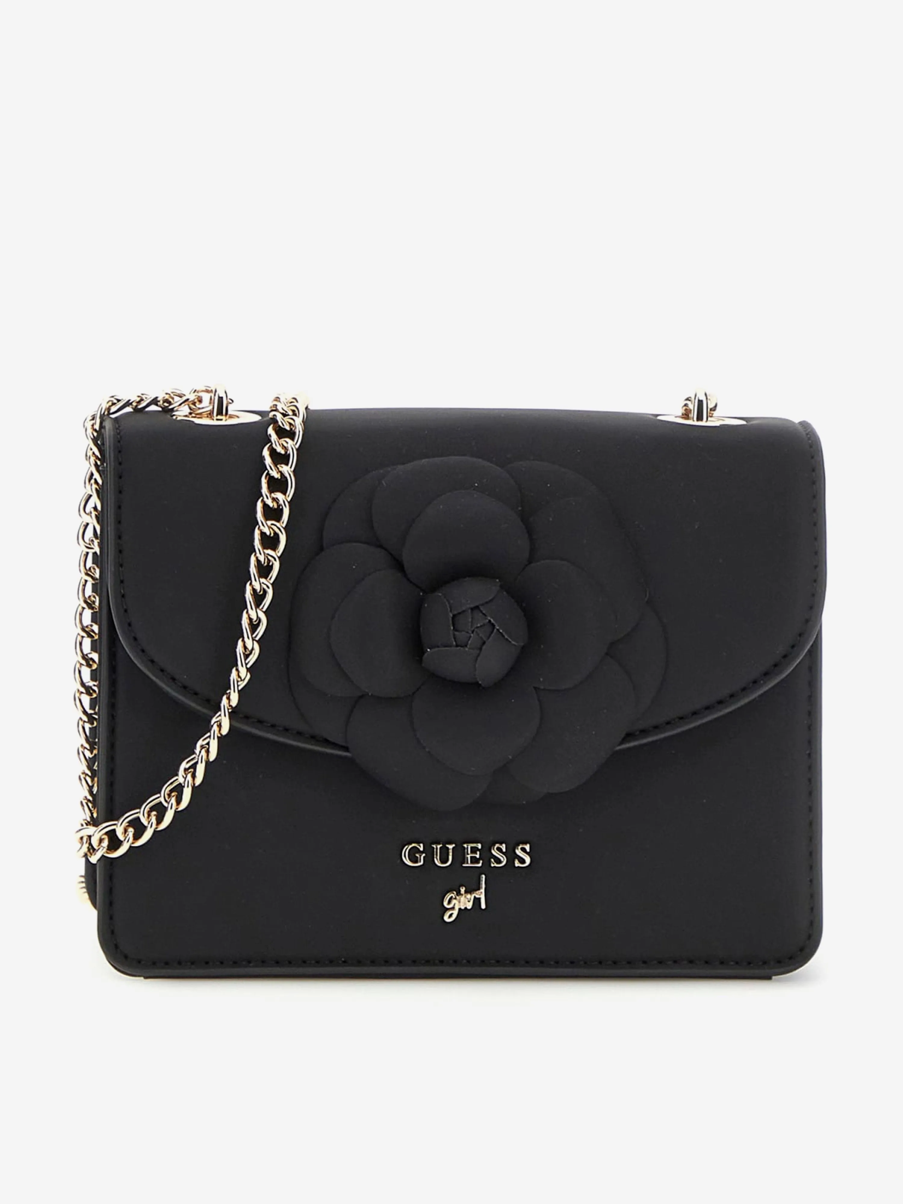 Girls Mini Crossbody Bag in Black (17cm)