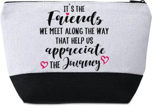 Girls Trip Gifts Makeup Bag,2 Pcs Cosmetic Toiletry Bag girls trip gifts favors for Friendship Bachelorette Party Birthday