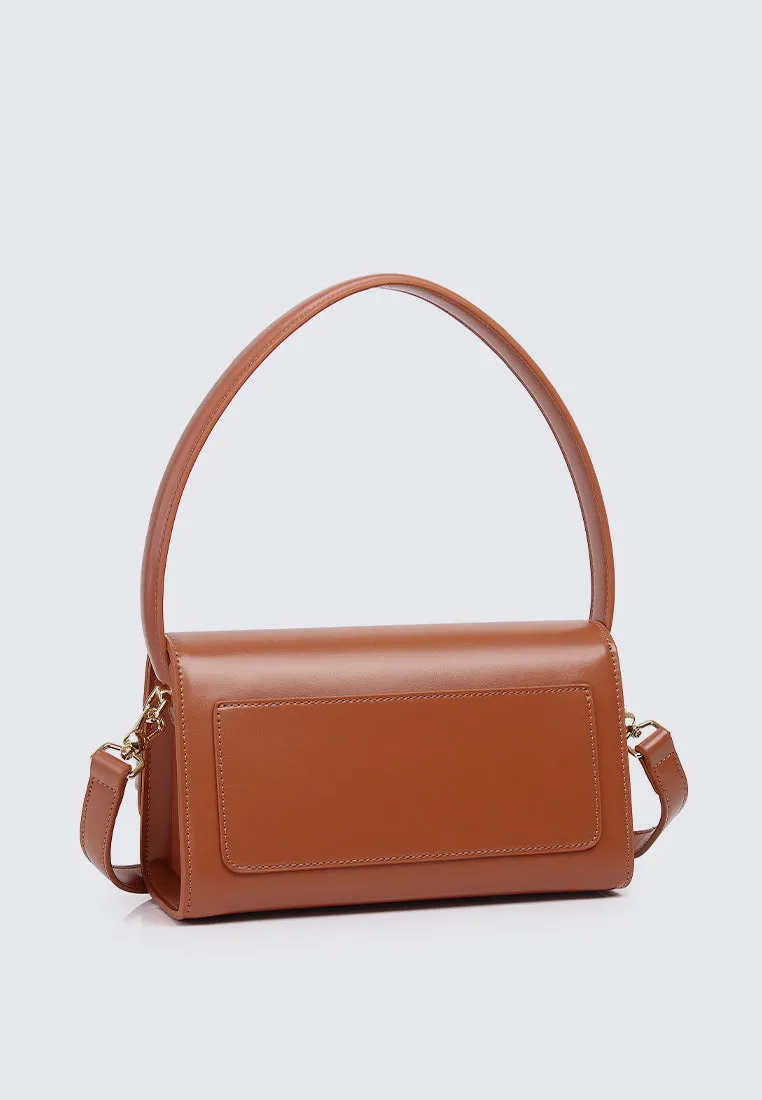 Glow on Jewel Crossbody (Chestnut)