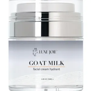 Goat Milk Moisturizer Premium Face Cream Vitamin C & E, Anti Aging Complexes to Reduce Dark Circles, Puffiness, Under Eye Bags, Wrinkles & Fine Lines, Men & Women