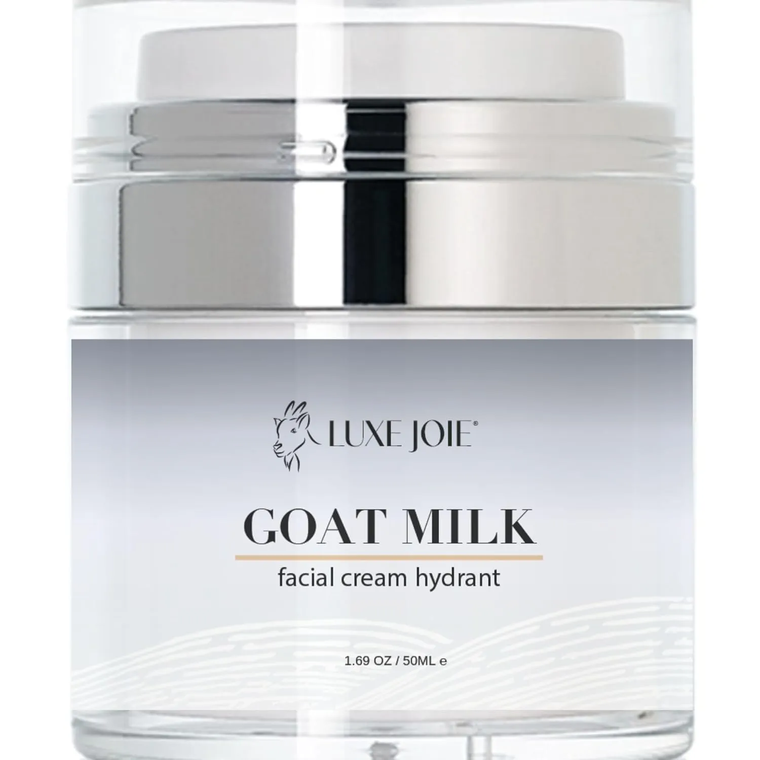 Goat Milk Moisturizer Premium Face Cream Vitamin C & E, Anti Aging Complexes to Reduce Dark Circles, Puffiness, Under Eye Bags, Wrinkles & Fine Lines, Men & Women