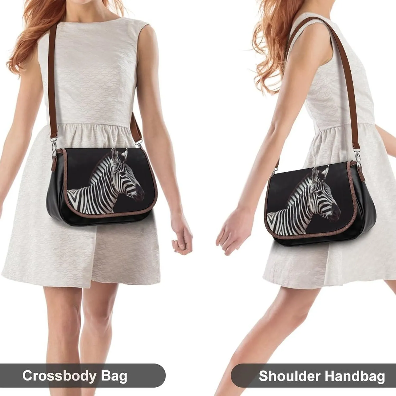 Golden Retrievers Crossbody Bags for Women,PU Leather Tote Bag for Women,Shoulder Bag Purse for Work Shopping Travel