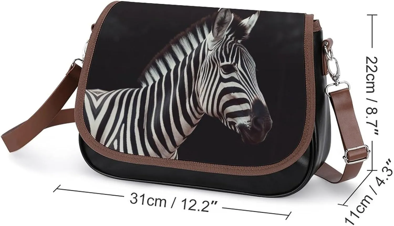 Golden Retrievers Crossbody Bags for Women,PU Leather Tote Bag for Women,Shoulder Bag Purse for Work Shopping Travel