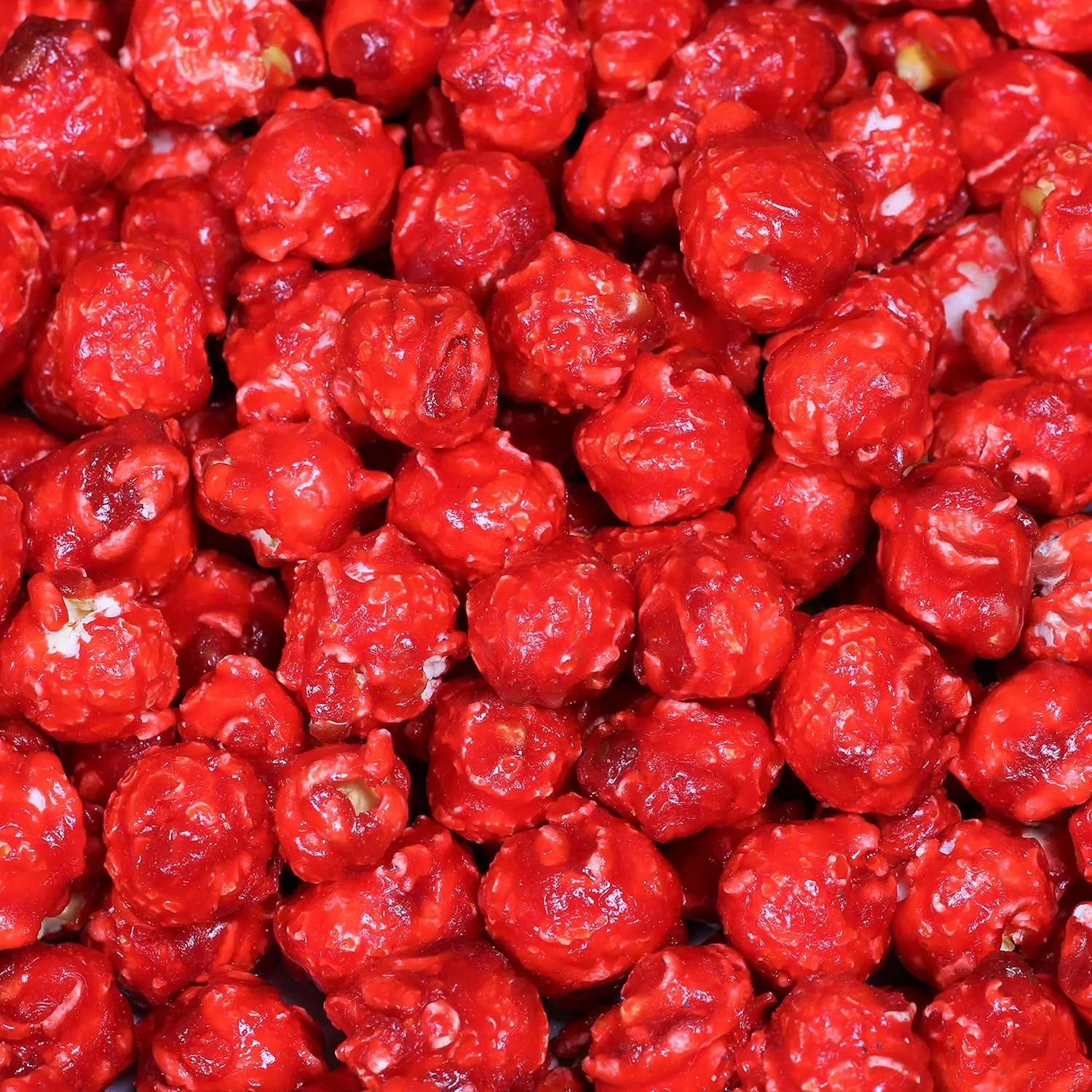 Gourmet Red Cherry Flavored Popcorn by It's Delish, 16 Oz Jumbo Container | Bulk Air Popped Pop Corn Snack - Fruity Red Themed Candy Confetti – Gluten Free, Vegan, Kosher, 1 Count