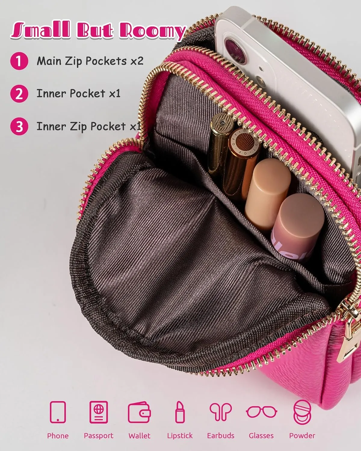 Graduation Gifts for Daughter Granddaughter, Personalized Crossbody Bags with Initial Letters, Teen Girl Gifts Trendy Stuff, Mini Lightweight Sling Purse, Gifts for Her, Gifts for Teen Girls