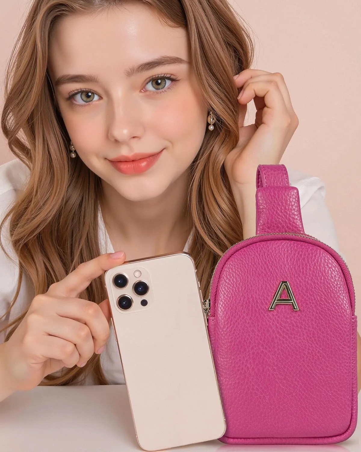 Graduation Gifts for Daughter Granddaughter, Personalized Crossbody Bags with Initial Letters, Teen Girl Gifts Trendy Stuff, Mini Lightweight Sling Purse, Gifts for Her, Gifts for Teen Girls