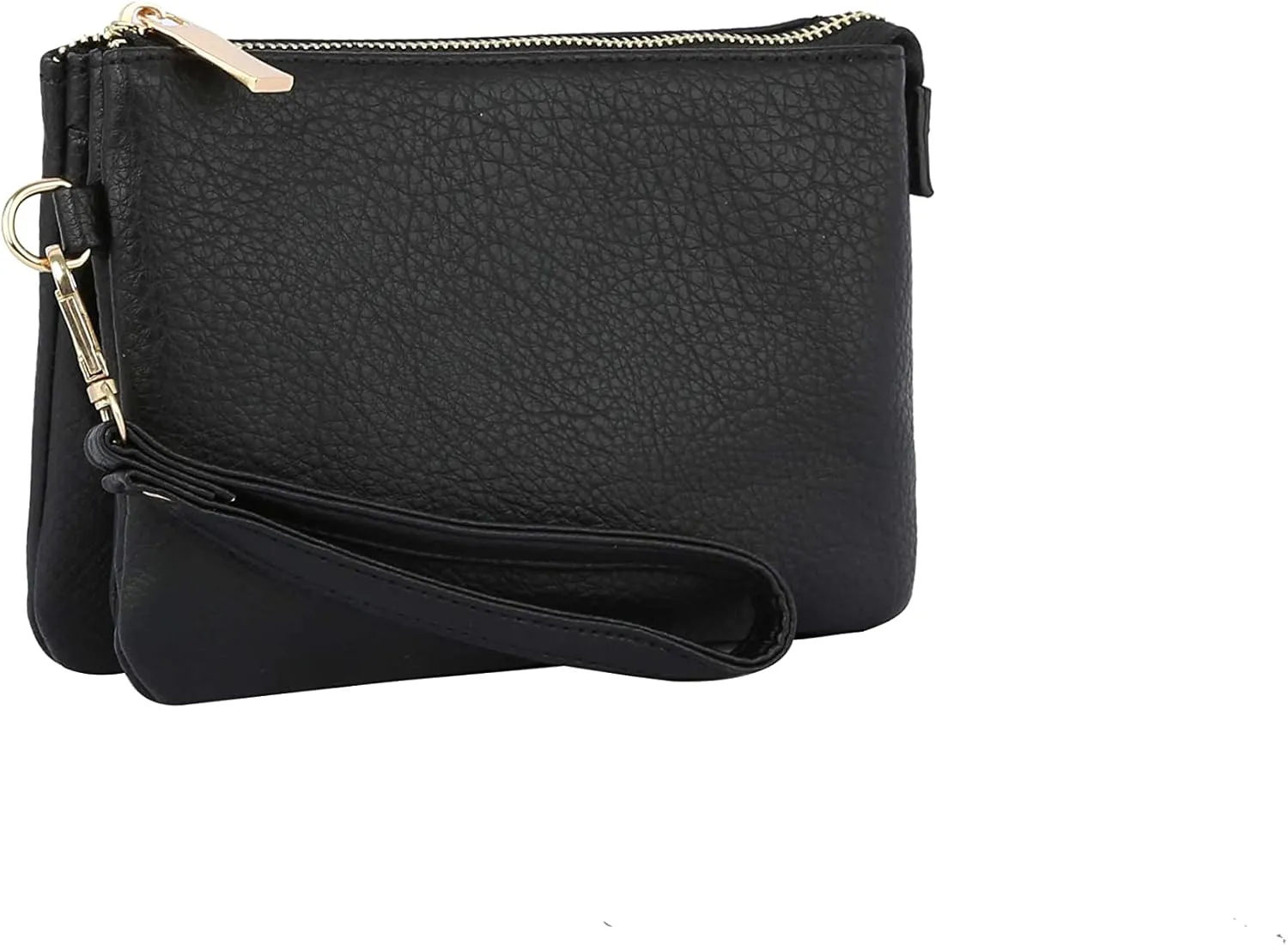 Handbag Republic Fashion Triple Compartment Crossbody Wristlet Bag by Calin Collection
