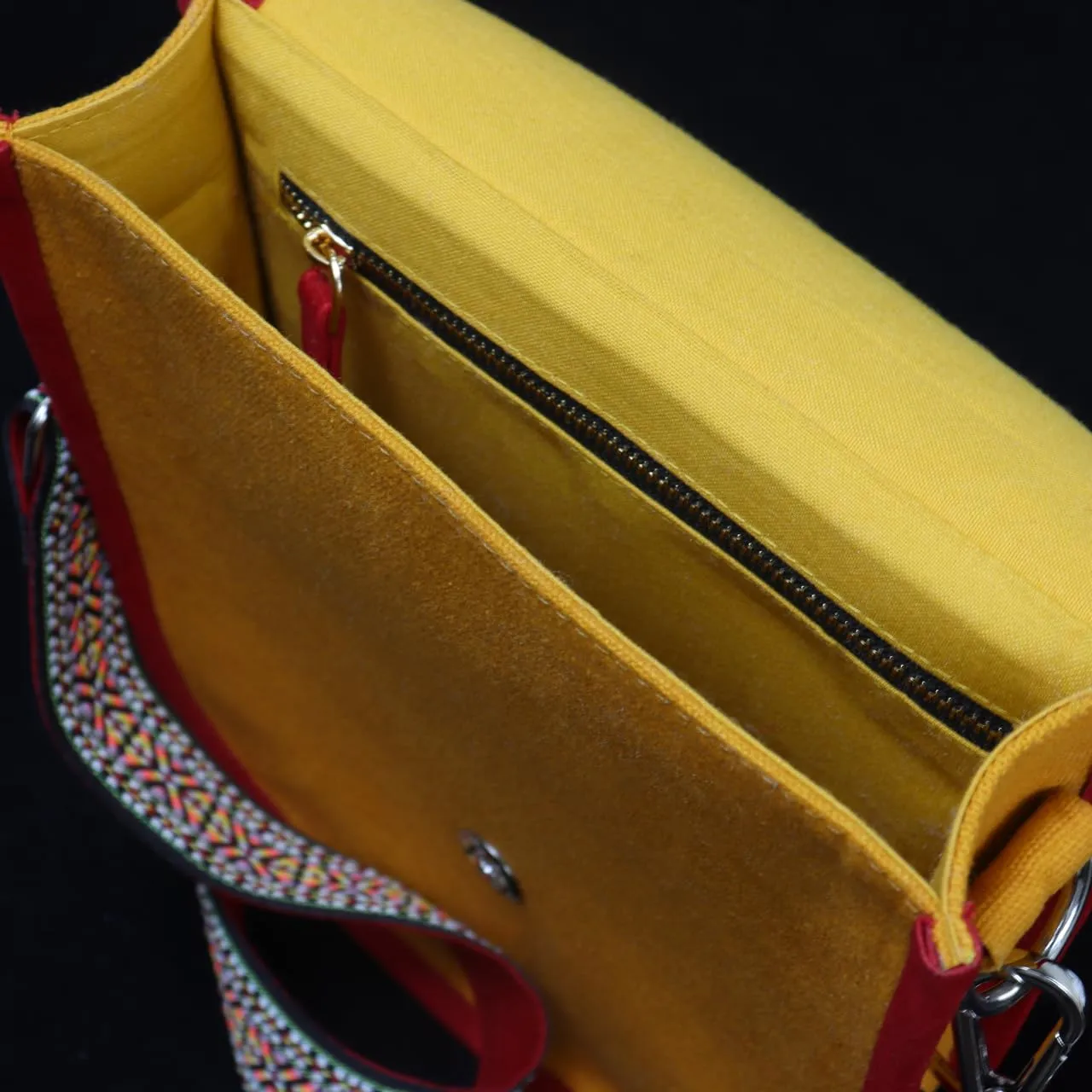 Handmade Beaded Bag,Native American Style Canvas Crossbody Unisex Handbag With Adjustable Strap,Seed Beaded Shoulder Handbag.