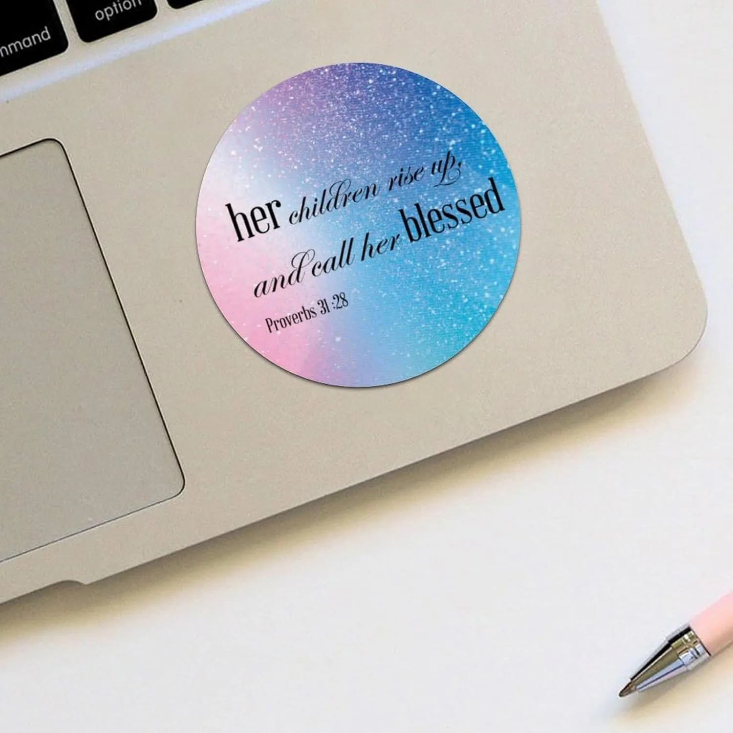 Her Children Rise Up And Call Her Blessed Mom Gifts from Kids Proverbs Labels Stickers,Quote Sticker for Laptop Envelope Seals Jar Water Bottles Goodie Bags Decoration Wedding Xmas Holiday Party Favor