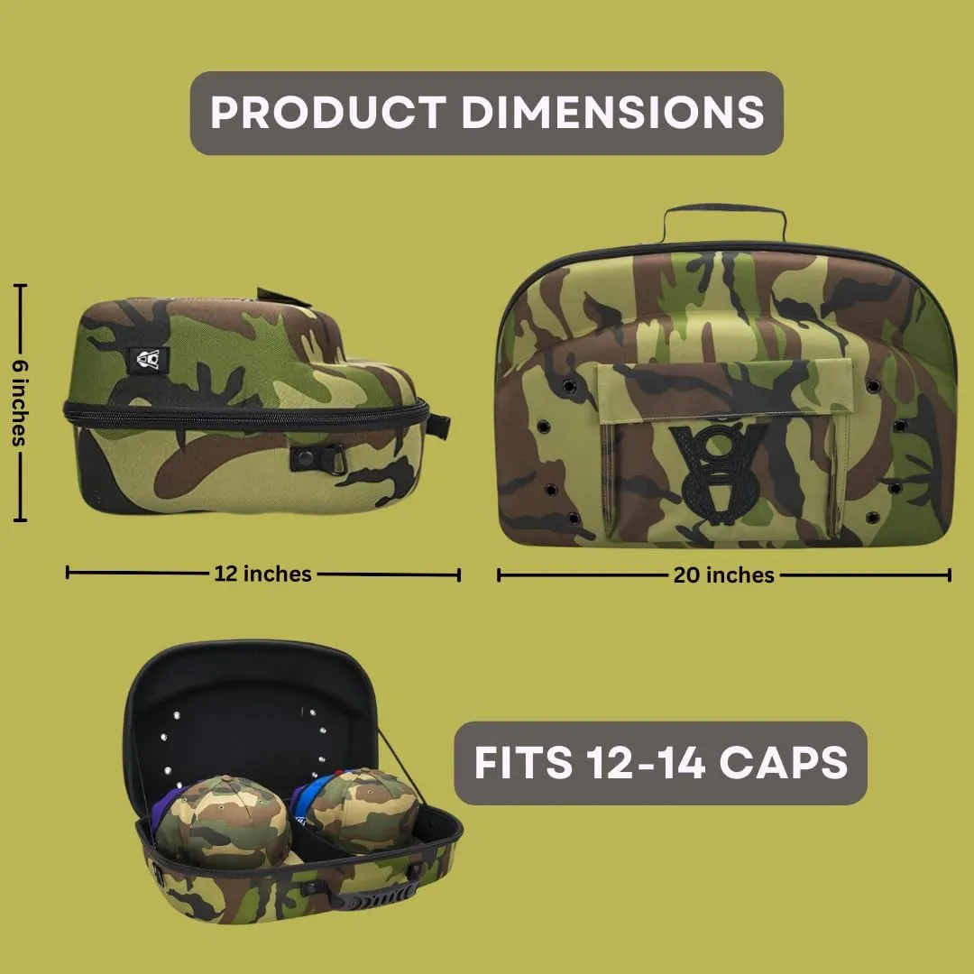 HG Travel VIP Carrier Case, Multi Use up to 14 Hats