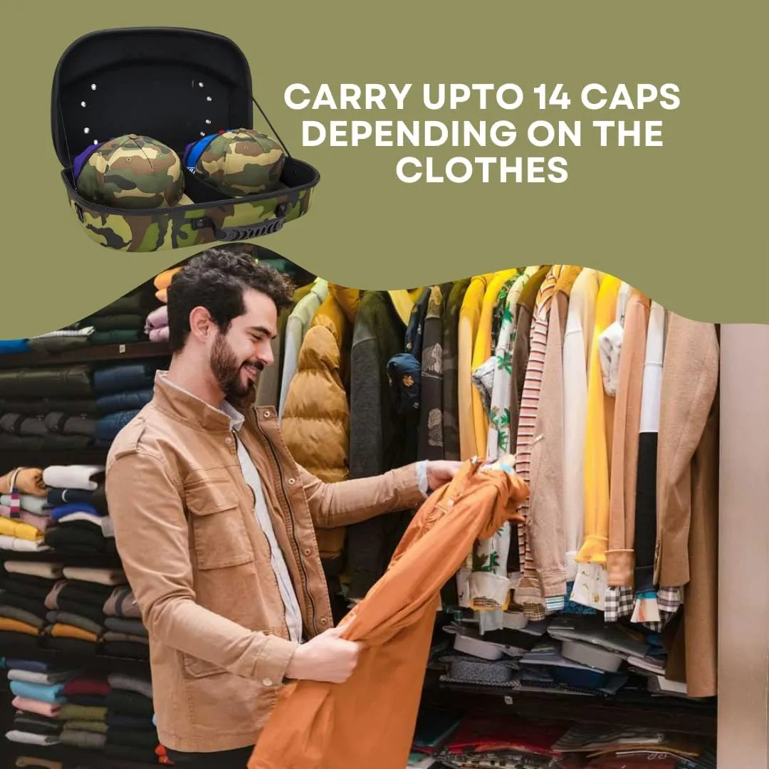 HG Travel VIP Carrier Case, Multi Use up to 14 Hats