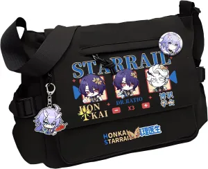 Honkai Star Rail Handbag Aventurine Crossbody Bag Cute Single Shoulder Bag Adult 3D Print Anime Backpack Bag