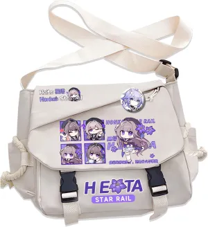 Honkai Star Rail Handbag Kafka Crossbody Bag Single Shoulder Bag Adult Anime 3D Print Backpack White Bag