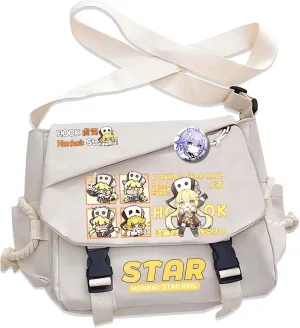 Honkai Star Rail Handbag Kafka Crossbody Bag Single Shoulder Bag Adult Anime 3D Print Backpack White Bag