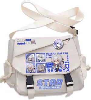 Honkai Star Rail Handbag Kafka Crossbody Bag Single Shoulder Bag Adult Anime 3D Print Backpack White Bag