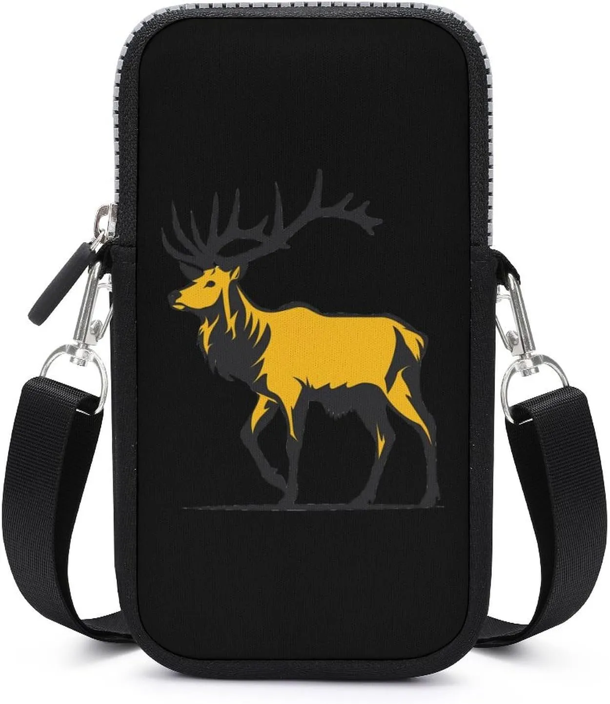 Hunting Deer Crossbody Phone Bag Mini Shoulder Bag Cute Cell Phone Purse for Men Women