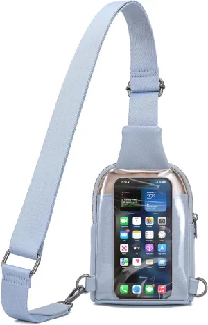 INICAT Sling Bag for Women Touchscreen Small Crossbody Cell Phone Purse Fanny Pack