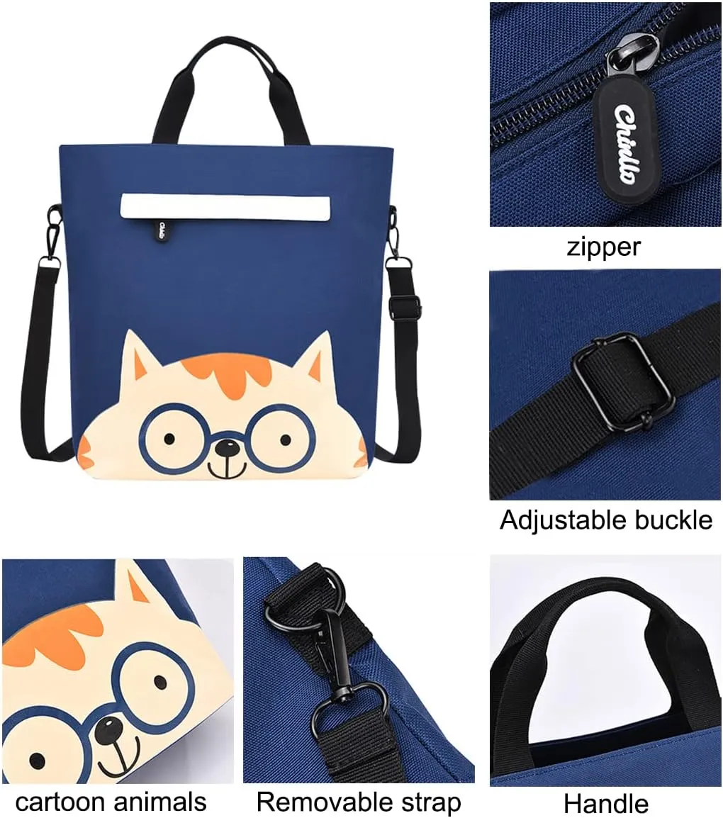 JiaYou Girls Boys Crossbody Bag Extracurricular activities Handbag(Blue,11 Liters£©