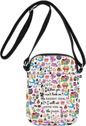 JNIAP Fairy Tales Crossbody Bag Fairy Princess Gift Fairy Tale Lover Gift Cartoon Fans Gift Fairy Princess Shoulder Bag ﻿