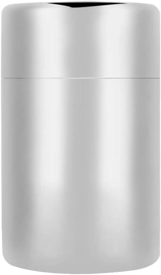 Joyzan Stainless Steel Tea Canister, Airtight Tea Tin Storage Container Loose Coffee Beans Bags Jar Sugar Kitchen Counter Pantry Seasoning Candy Herbs Spices Flour Rice Pasta Food Powder Grains 400ML