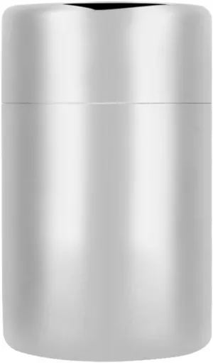 Joyzan Stainless Steel Tea Canister, Airtight Tea Tin Storage Container Loose Coffee Beans Bags Jar Sugar Kitchen Counter Pantry Seasoning Candy Herbs Spices Flour Rice Pasta Food Powder Grains 400ML