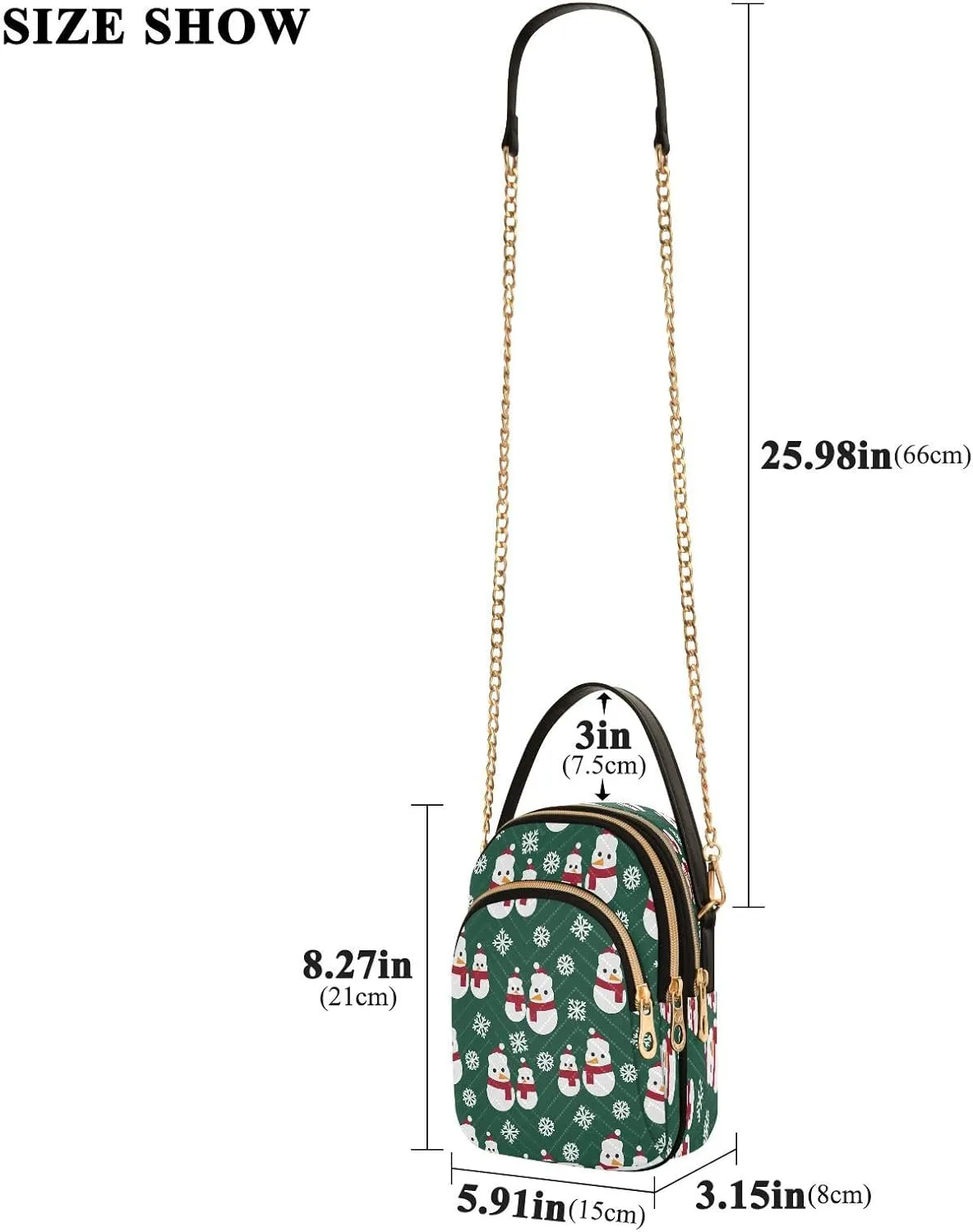 JSTEL Small Crossbody Bag for Women with Compartments,Long Strap Crossbody Purse Polyester Phone Purse Wallet