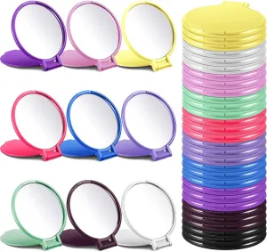 Juexica 180 Pcs Compact Mirror Bulk Mini Folding Mirror Portable Pocket Makeup Round Small Vintage Travel for Cosmetic Purse Bag Gifts Women Mom Daily Use