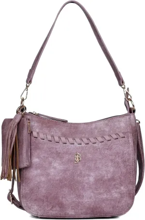 Julia Buxton Whip Stitch Vegan Leather Crossbody Bag
