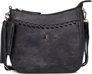 Julia Buxton Whip Stitch Vegan Leather Crossbody Bag