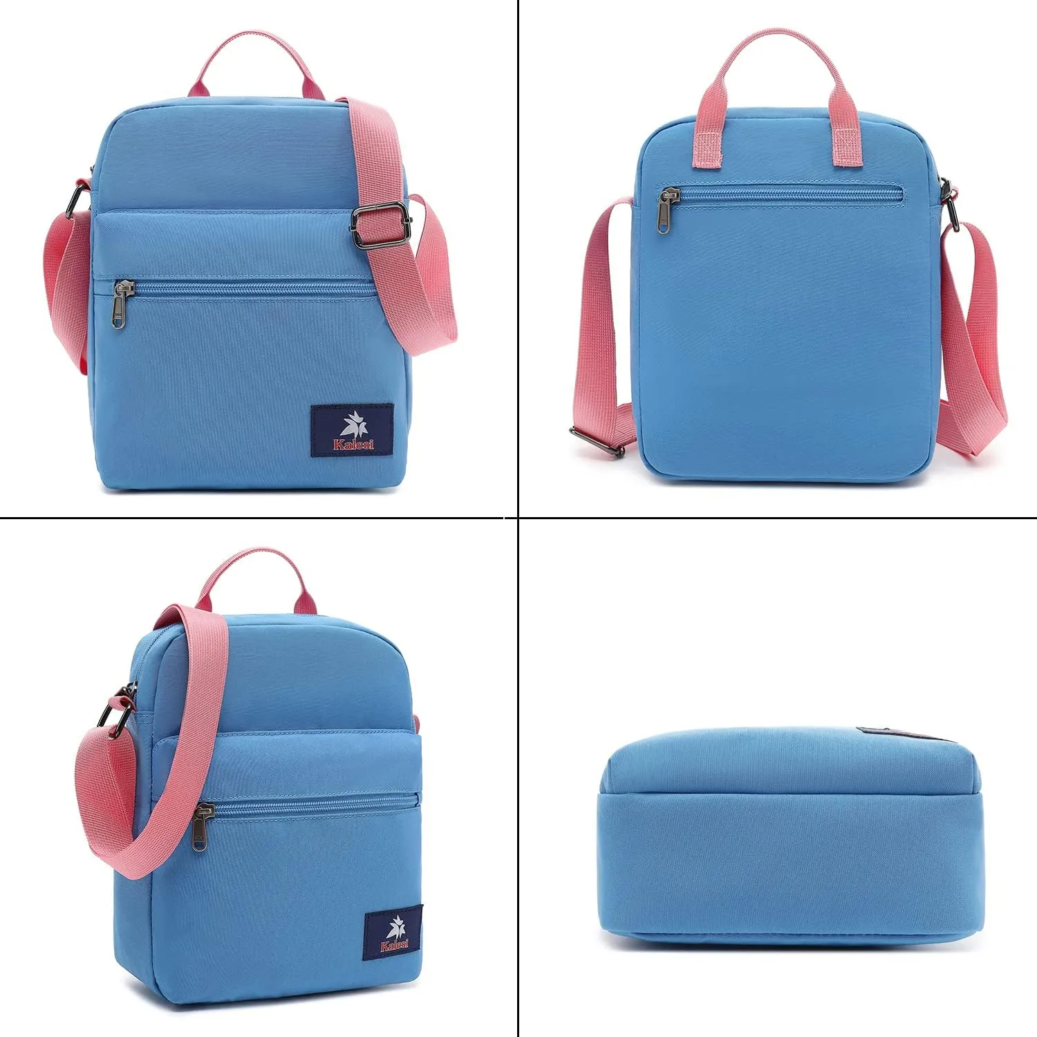 Kalesi Small Canvas Crossbody Bag and Purse Set for Girls and Women