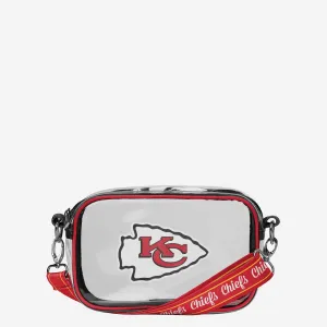 Kansas City Chiefs Team Stripe Clear Crossbody Bag