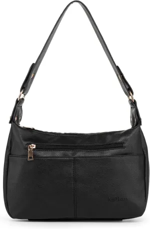 katloo Large Hobo Bag for Women Shoulder Handbag Leather Crossbody Purse Ladies Satchel Tote Bag with Top Handle Long Strap
