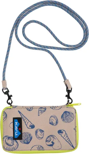 KAVU Go Time Bi-Fold Crossbody Wallet with Rope Strap
