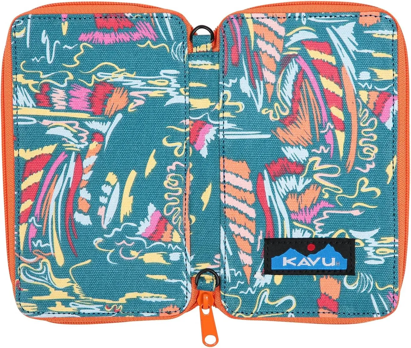 KAVU Go Time Bi-Fold Crossbody Wallet with Rope Strap
